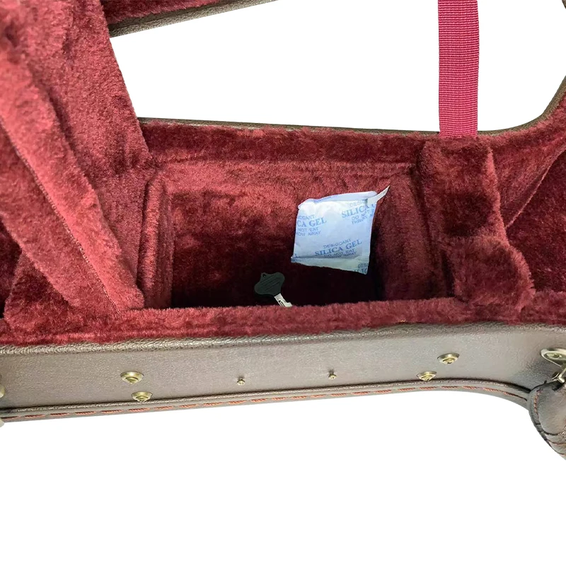 Hot Selling Electric Guitar Wooden Box Pvc Leather Handle Waterproof Shockproof Guitar Case