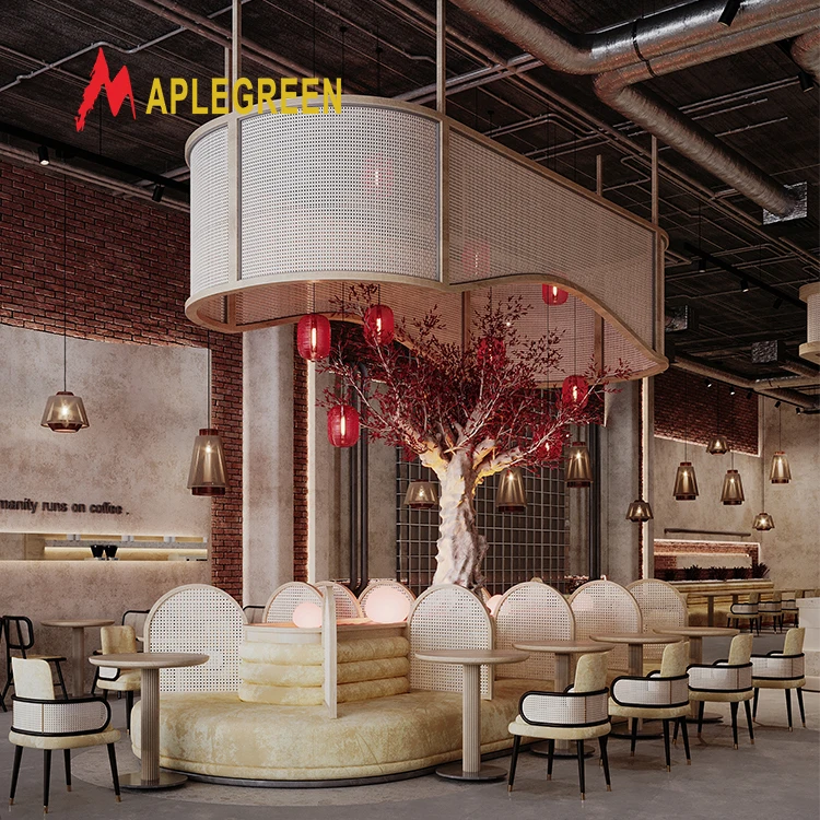 Modern wooden cafe table and chair restaurant furniture set  dining table and chair set for event