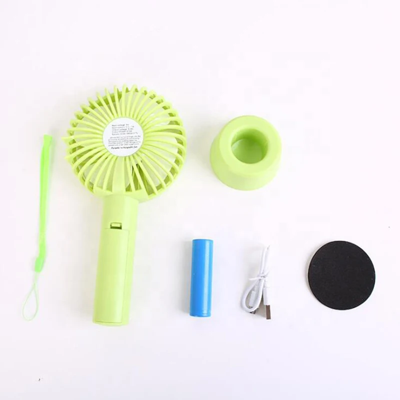 Factory Wholesale Portable USB Charging Cooling Electric Hand Rechargeable Mini Fans with Battery