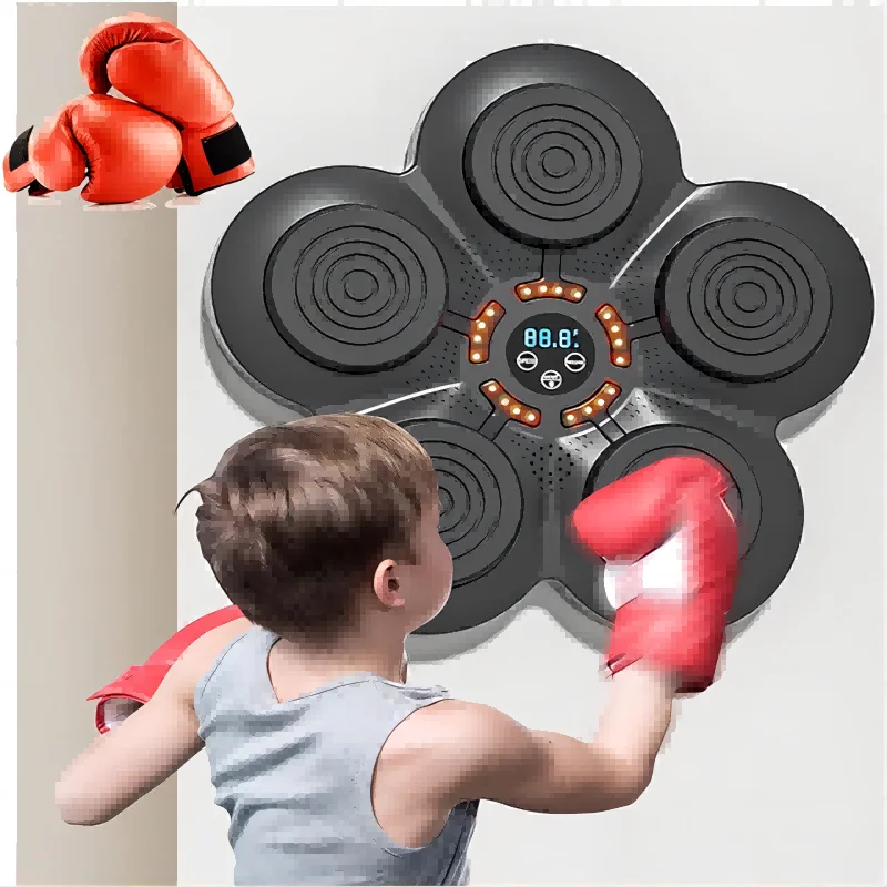 RS High Quality Boxing Machine With Bluetooth For Kids Adults Punching Targets Stress Relief Training Fitness Boxing Target