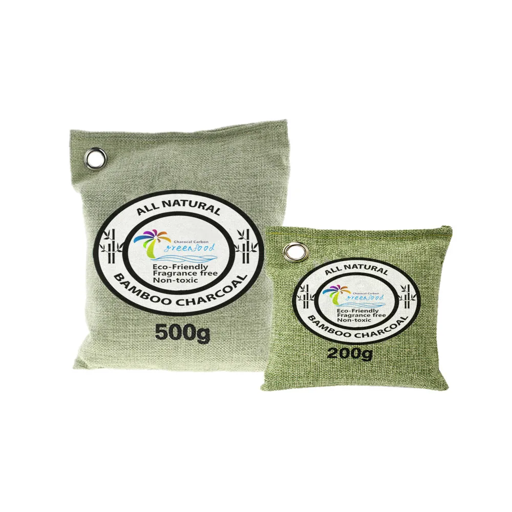 Activated Moso Bamboo Charcoal Air Purifying Bag Charcoal Air Freshener Purifier Bag Odor Eliminator