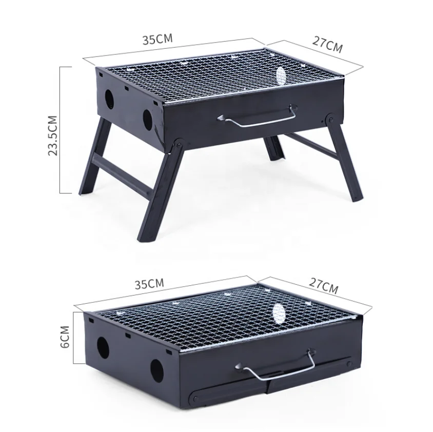 Best Portable Outdoor grills Stainless Steel Charcoal Bbq Grills desktop Barbecue Grill