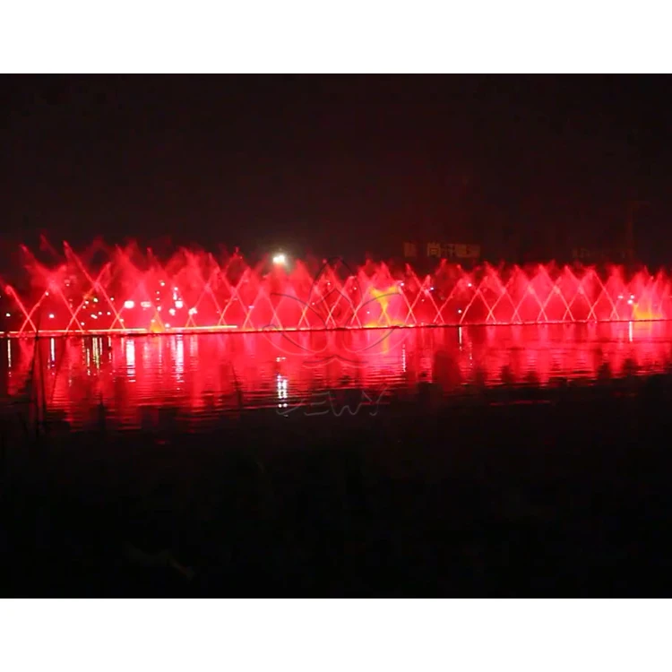 Free Design Outdoor lake sea Program Control jumping jets Water musical Fountain for decoration project