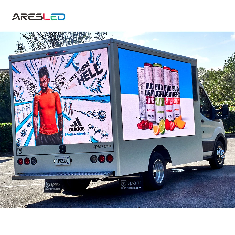 Exterior Mobile Stage Roadshow LED Pantalla TV Screen Truck for Commercial Advertising