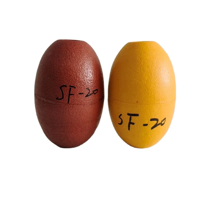 SF-20 Trawl Purse Seine Gill Net Brown PVC Fishing Floats for Marine Supplies