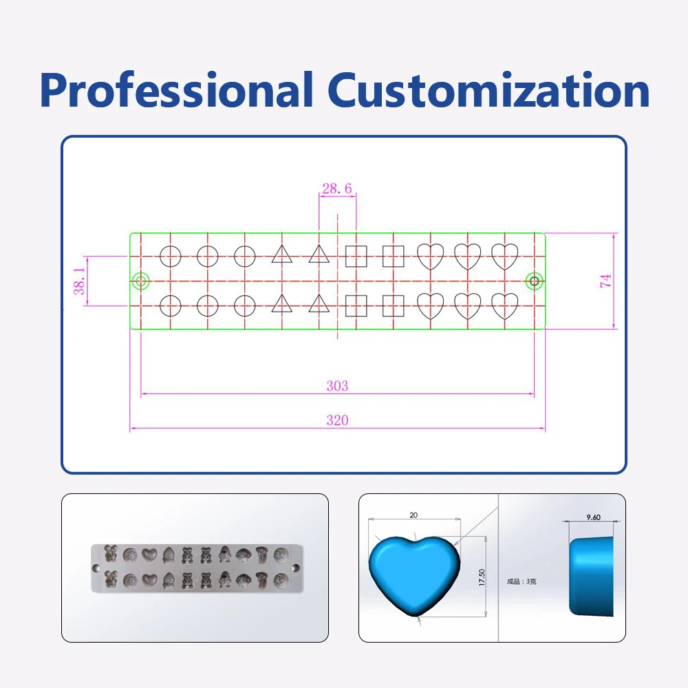 Finalwe High Productivity Fully automatic gummy candy machine