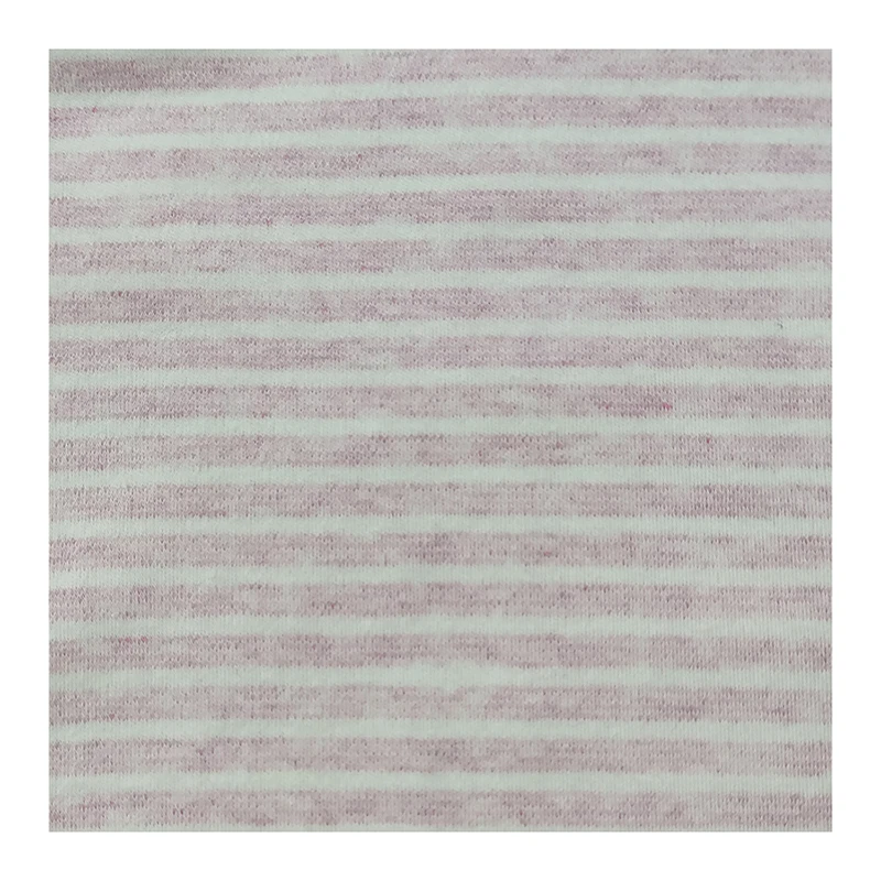 100% cotton Custom Y/D Stripe Interlock 100% Cotton knit  fabric Fabric Soft Dress Shirt Fabric