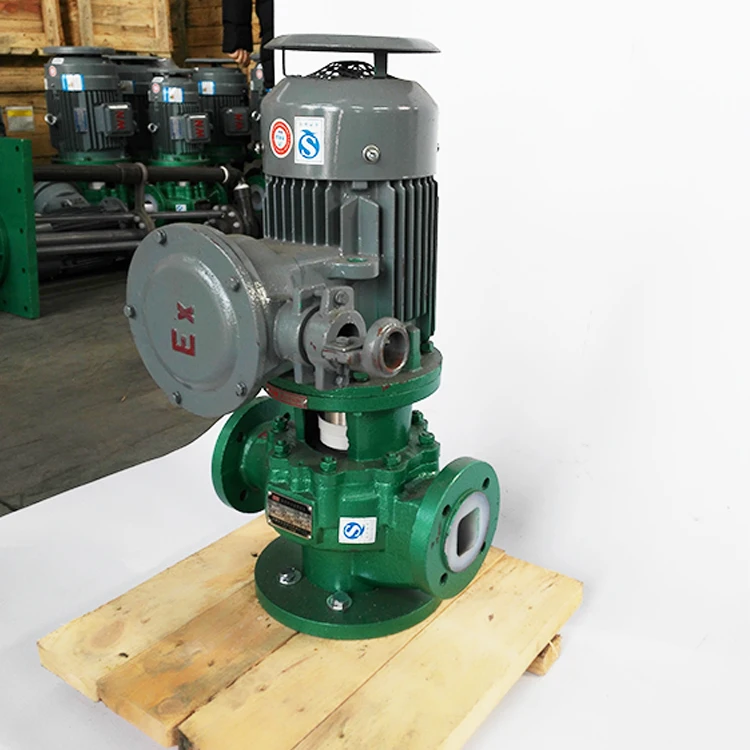 Sodium sulfate transfer vertical single stage pipeline pump Vertical Inline Mud Slurry Sewage Pump