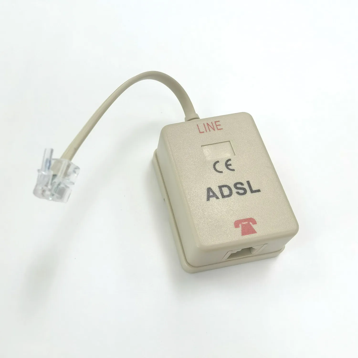 Filter for telephone line RJ11 ADSL VDSL single port modem splitter simple micro filter FX-468SA-F3