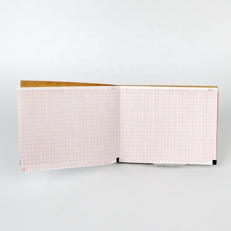 high quality 110mm no grid ecg medical chart paper for Nihon Kohden Fukuda