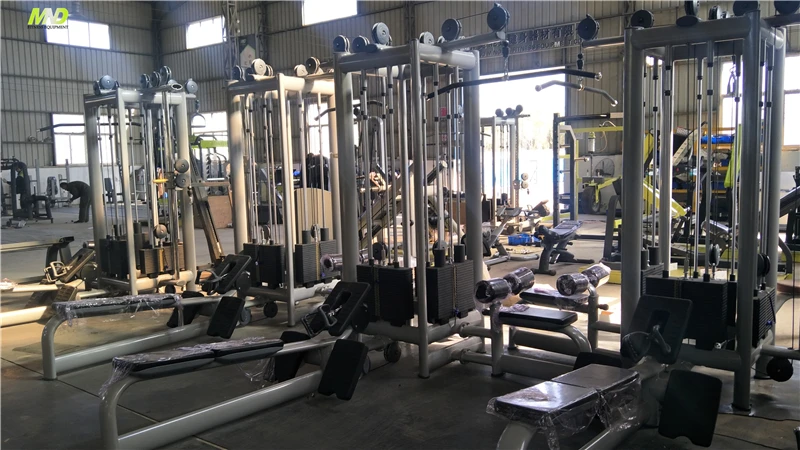 Sport Exercise Factory Shandong 8 Station Multi Gym/Functional Cross Trainer Gym/ Commercial Fitness Equipment