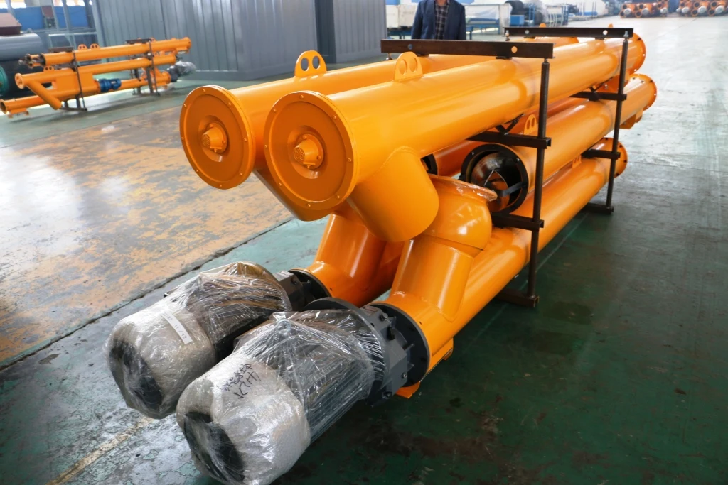 12M Spiral machine Screw Conveyor and Feeder system for fly-ash, filler dust, silica fume, cement,dry plasters, sand