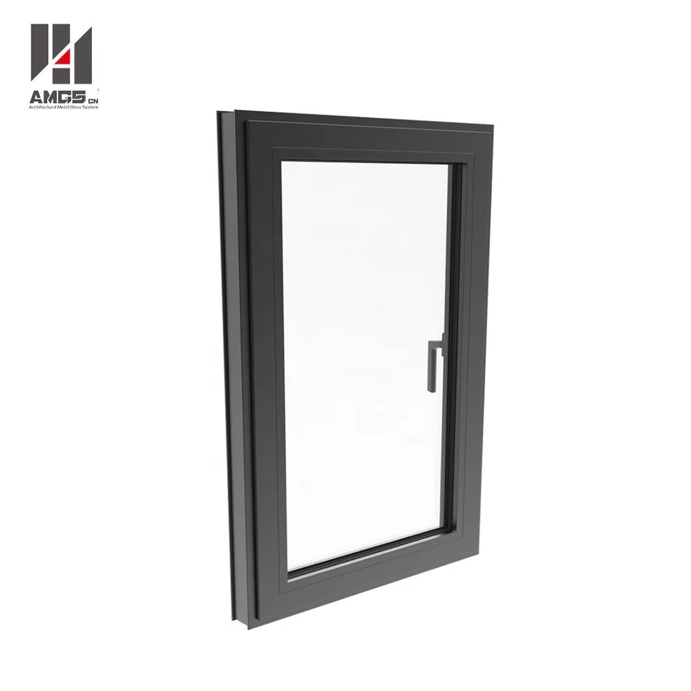 Powder Coating Dark Grey Aluminum Window Price Philippines Casement Window