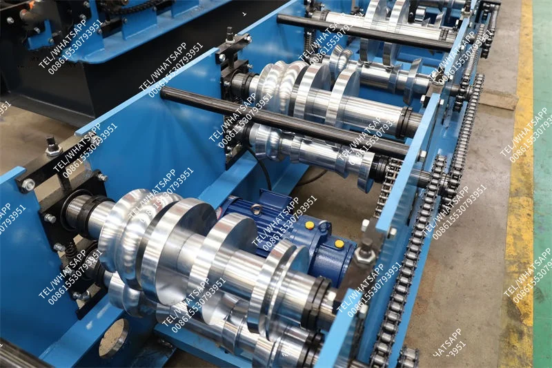 Roofing Rain Gutter Rolling Form Making Machine Downspout   Machines Water Pipe Channel Making Machine