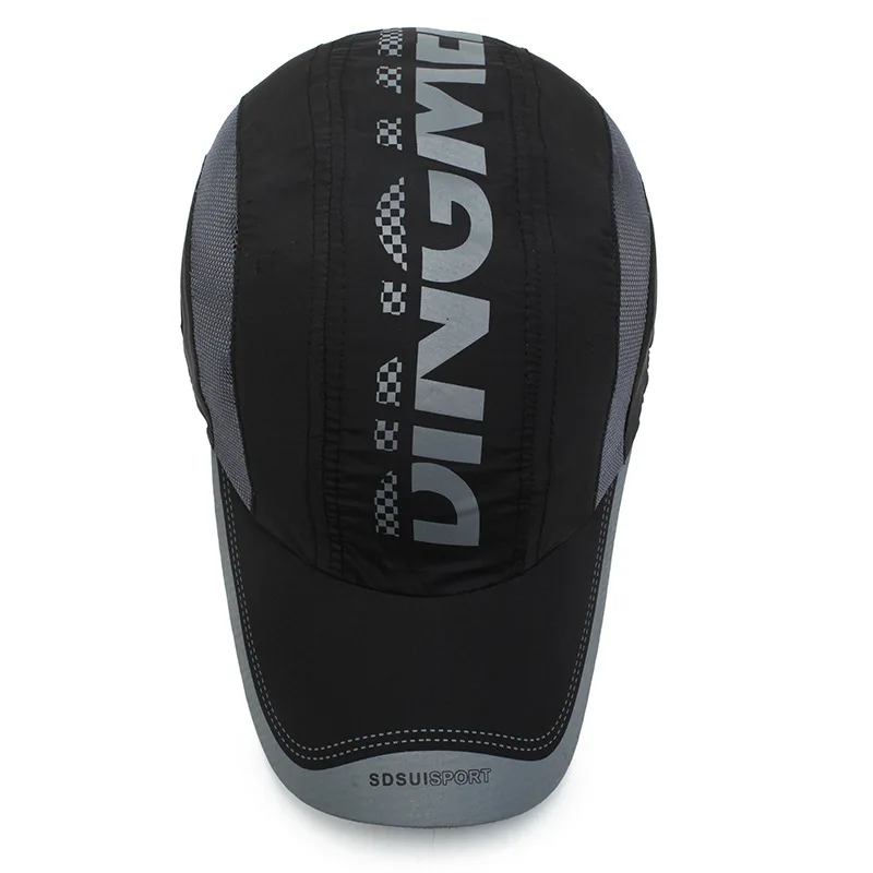 Wholesale Outdoor Fashionable Summer Quick Drying Polyester Breathable Net Peaked Cap Sports Baseball Cap