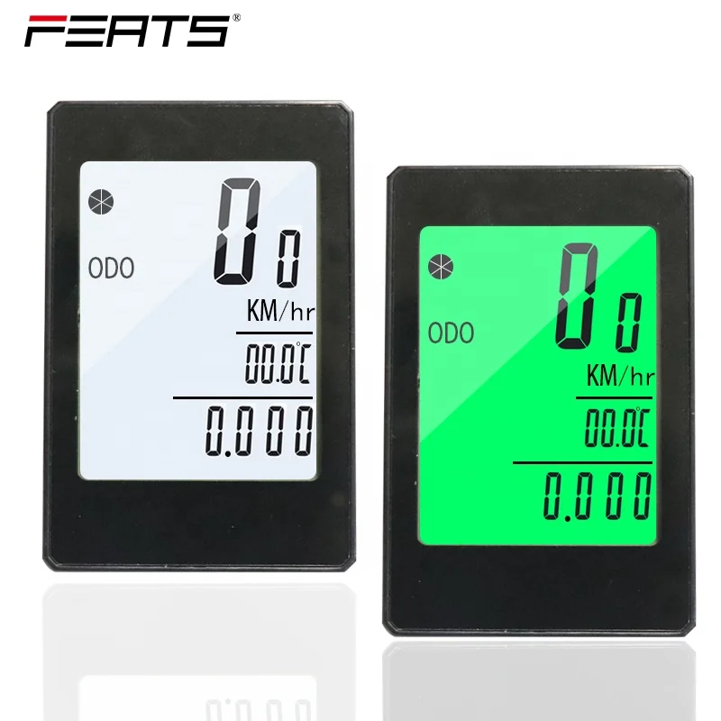 FERTS 22 Functions 2.2' Screen Wireless Waterproof IPX-44 Cycling Computer Bicycle Metre Stopwatch