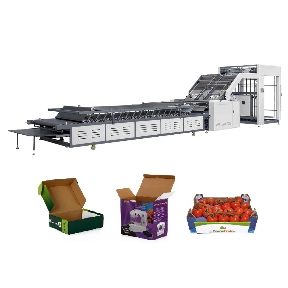 Automatic High Speed Flute Laminator with Flute Laminator for Box