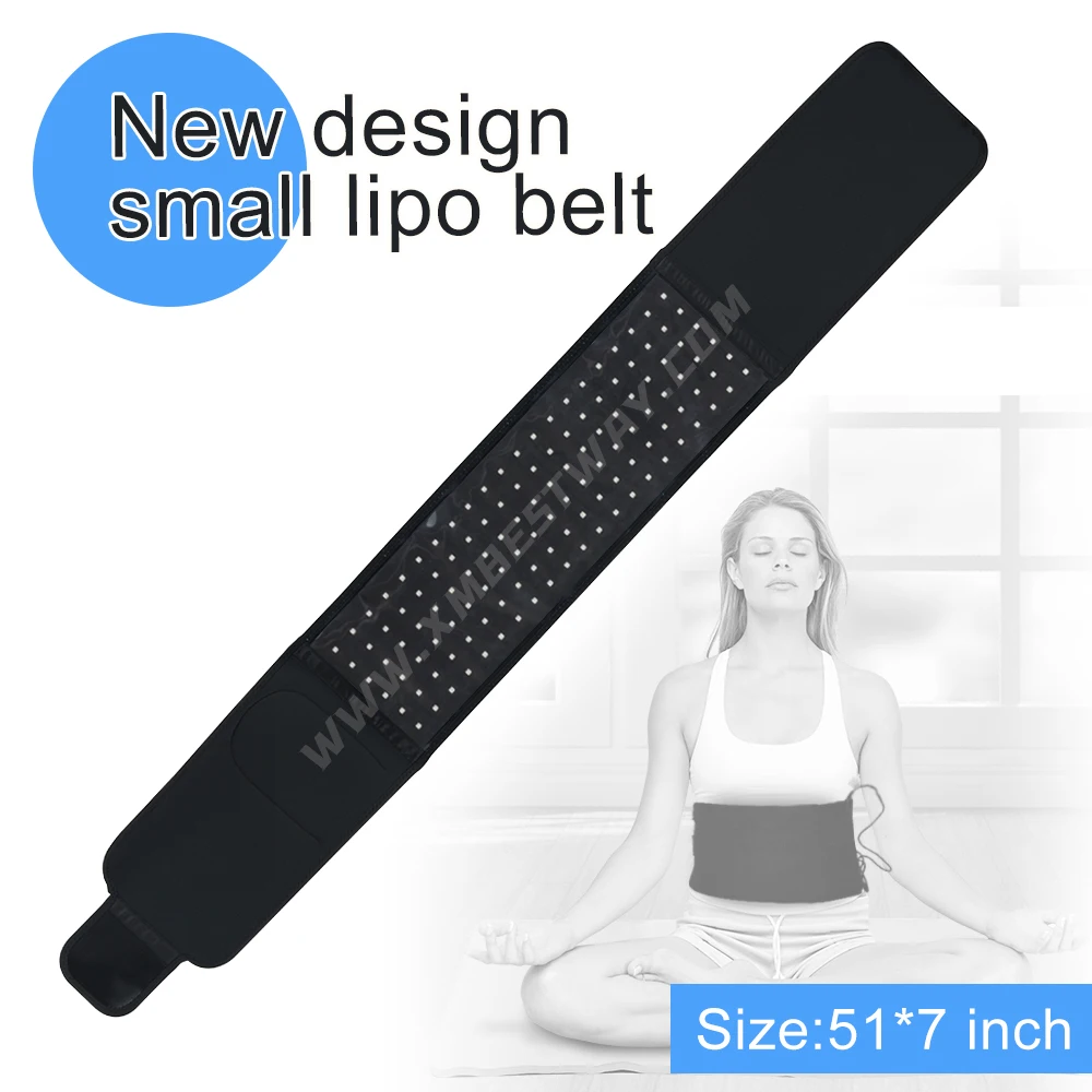 Drop Shipping Home Use 635nm 850nm LED Red Light Therapy lipo Belt Wrap for weight loss