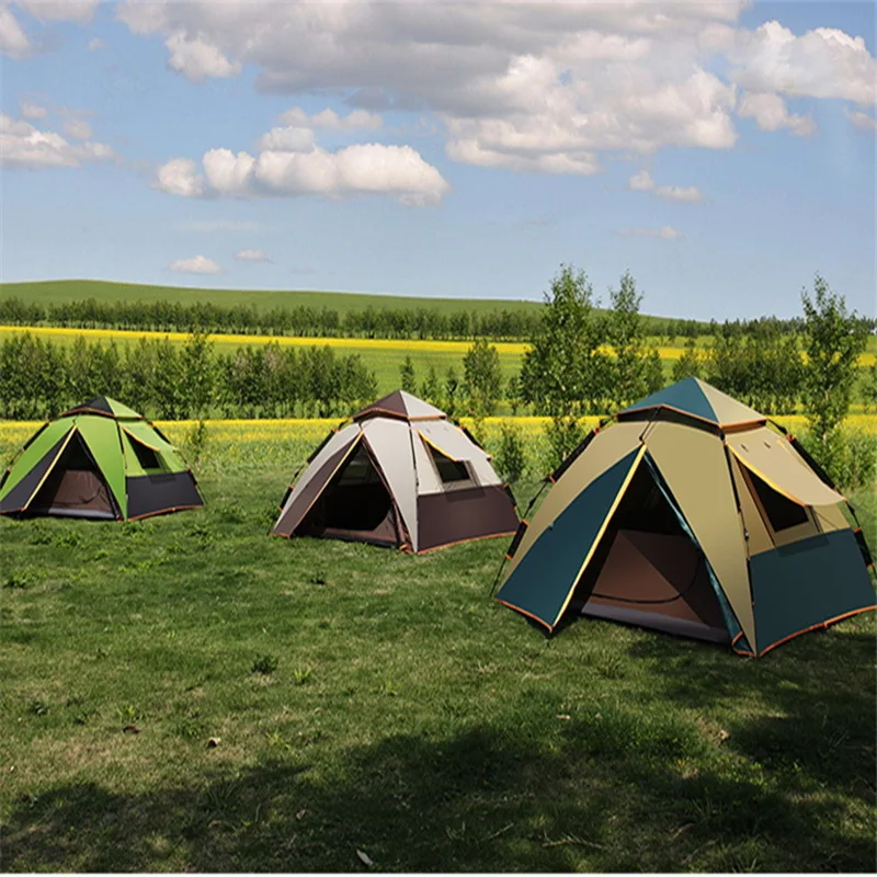 Factory  Outdoor Camping  Inflatable Camping Tent Fully Automatic big size camping tent