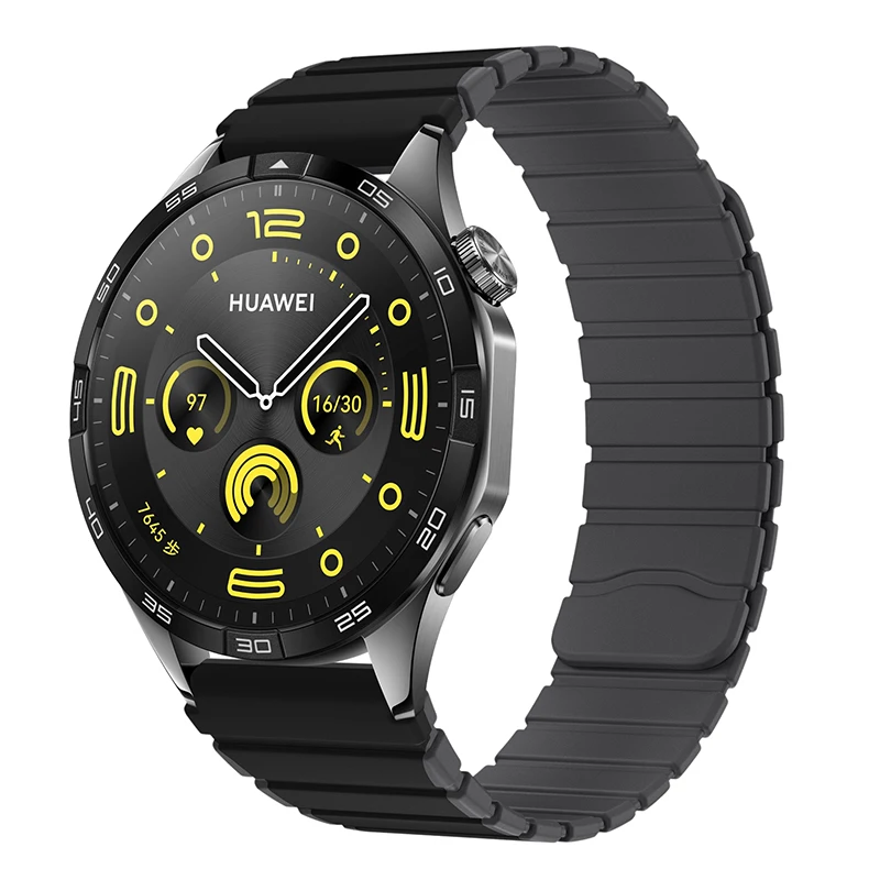 Eraysun Silicone Magnetic Watch Strap 22mm For Huawei GT3 GT2 For Samsung Gear S3 Frontier Classic Watch Band Bracelet