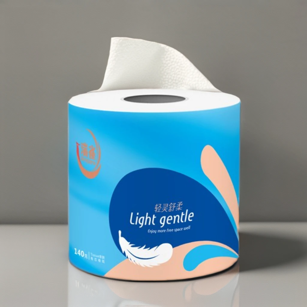 Wholesale customized water soluble toilet paper Soft and Hygienic 3 Ply Bathroom Tissue bamboo toilet paper roll