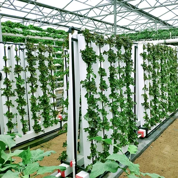 Agriculture Vertical Hydroponic Tower Zip Hydroponic Channel Grow System