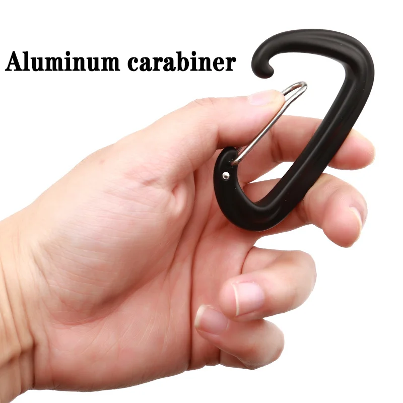 Outdoor keychain hooks  product  aluminum alloy carabiner 3KN snap hooks for hammock hooks