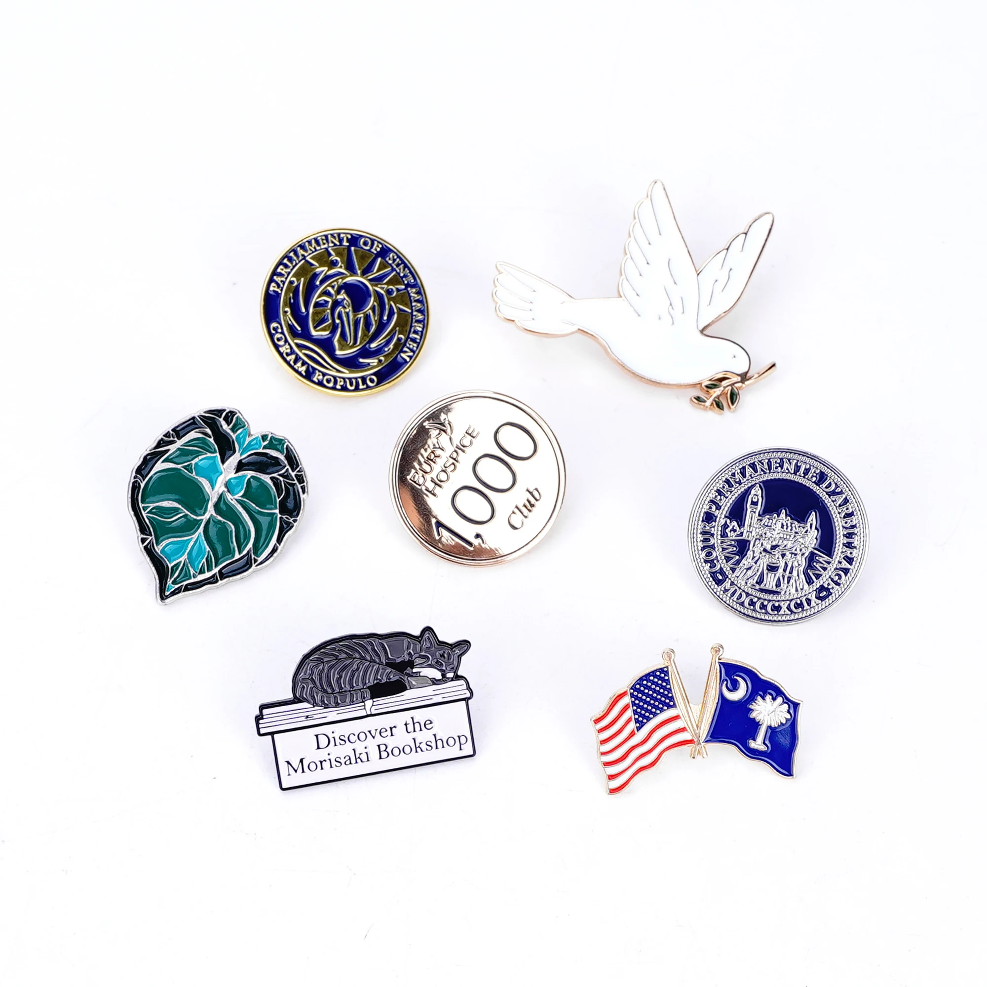 Wholesale Metal Pins Supplier Glitter Brooch Hard Enamel pin Soft Lapel Badge Manufacturer Custom Enamel Pin