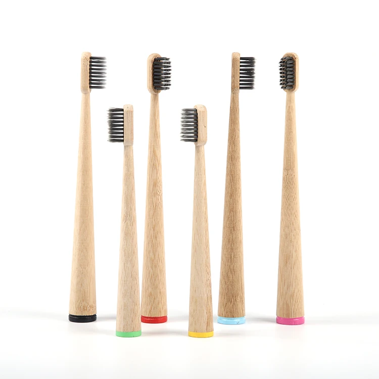 Wholesale bpa free custom eco friendly organic charcoal infused bamboo toothbrush