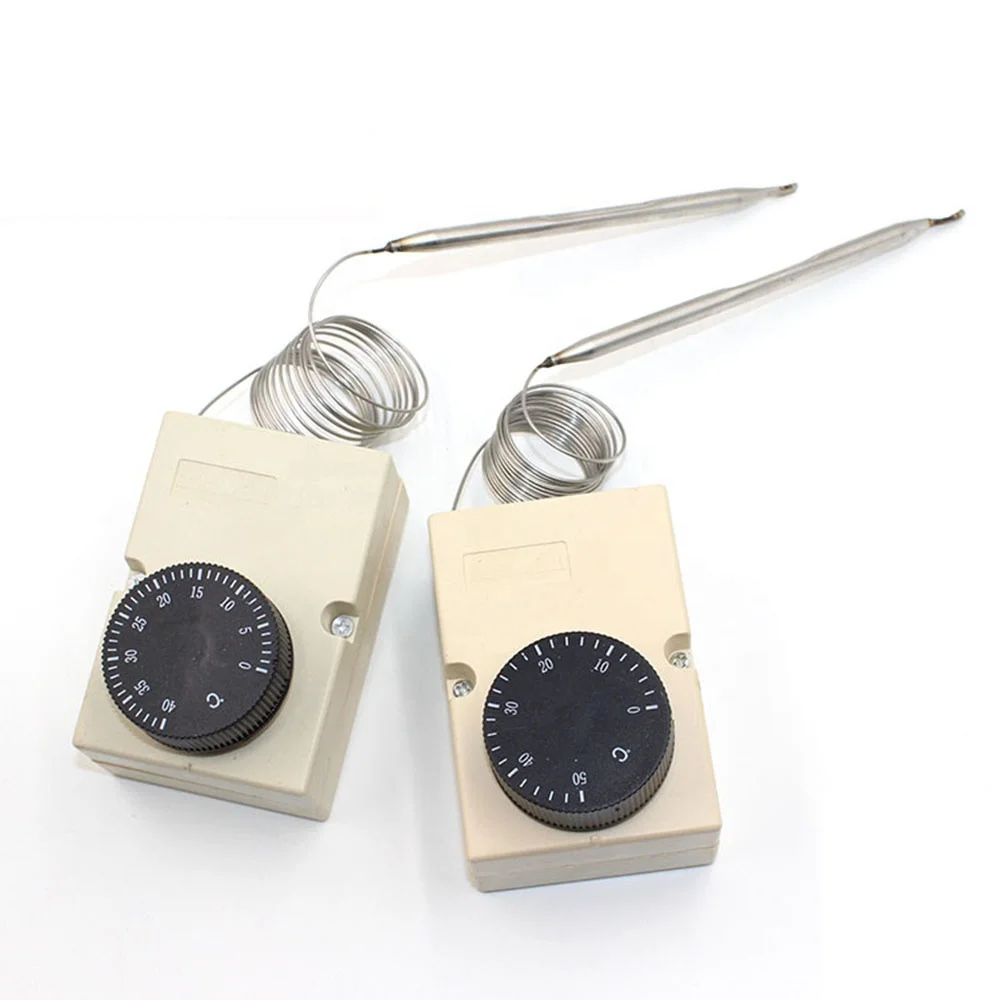 Taidacent -30-110C Dial Temperature Controller Temperature Regulator Knob Thermostat Temperature Control Switch for Heater