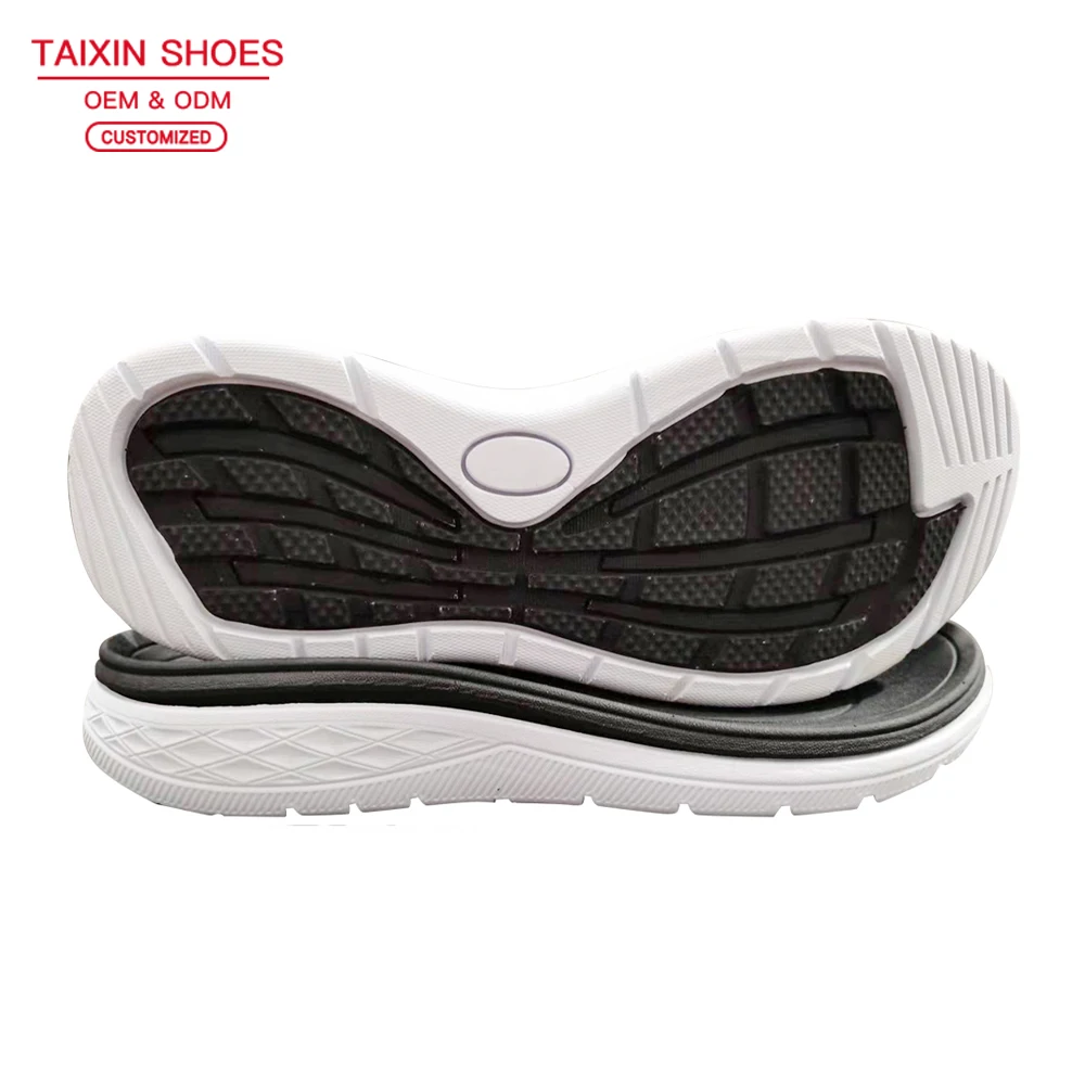 Wholesale Unisex eva sports shoes sole Custom tpr non-slip outsole rubber wear-resistant athletic shoe sole