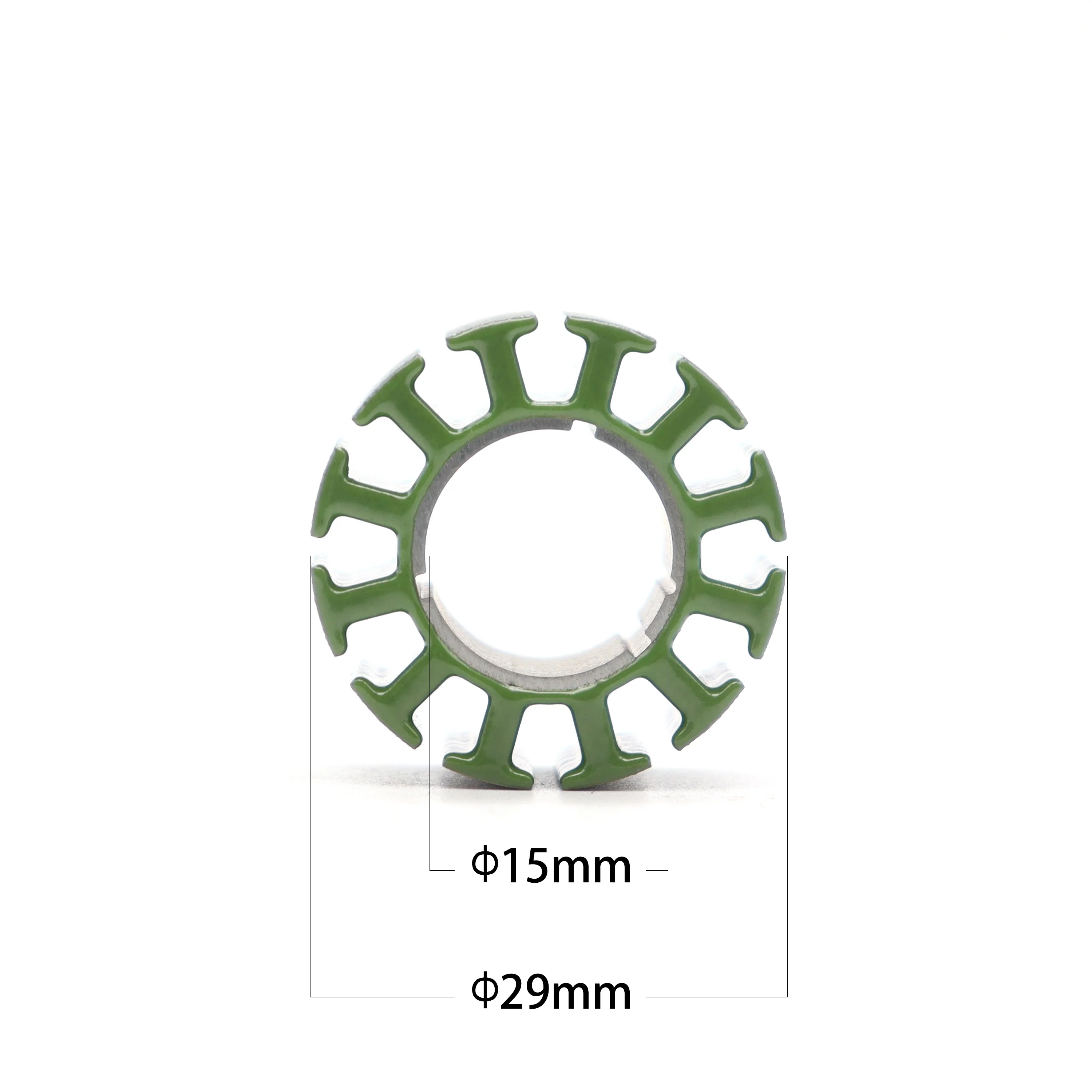 bldc stator stamping 12 slots 29mm motor stator lamination 0.35mm silicon steel sheet in motor process Epoxy stator