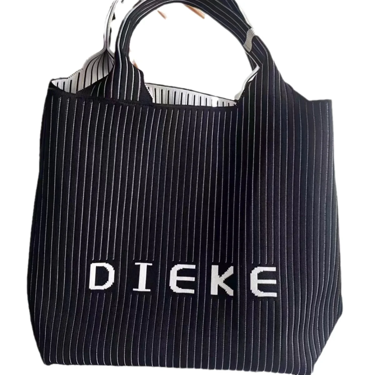 Factory Customized Wholesale Star Casual  Letter Large Capacity Tote Knitting Fashion Hundred Shoulder Bag