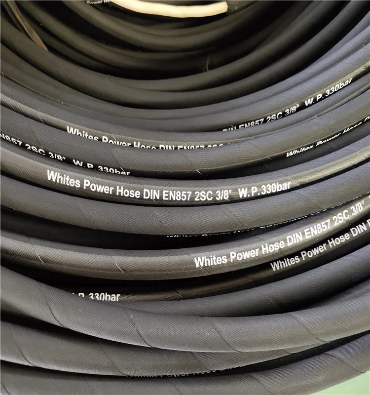 Steel Wire braided Reinforcement Rubber Hose/Tube/Pipe EN857 1SC,2SC