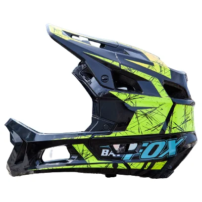 OEM&ODM New Design Full Face Helmet BMX Racing Enduro Downhill Mtb E-Scooter Off-Road Helmet With High Texture Gradient Color