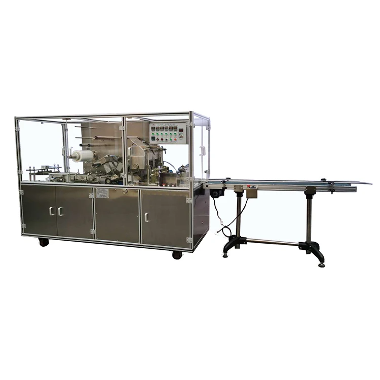 High Quality Automatic PF650 Type Adjustable Cellophane Tri-dimensions Overwrapping Machine