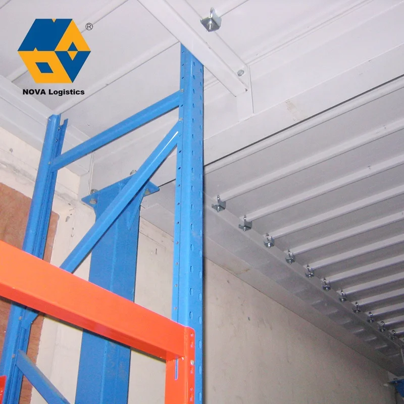 NOVA Prefabricated Steel Structure Warehouse Platform, Raised Storage Multi-level Racking Steel Mezzanine Floor/