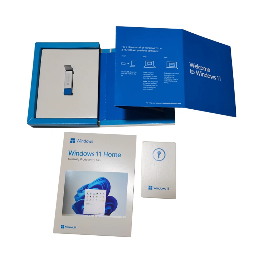 Высокое качество Win 11 home Oem ключ USB Бесплатная доставка глобальная онлайн Активация 100% ome 6
