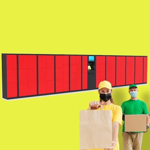 Secure Storage Solution Steel Parcel Delivery Lockers with Custom Lockers and Camera