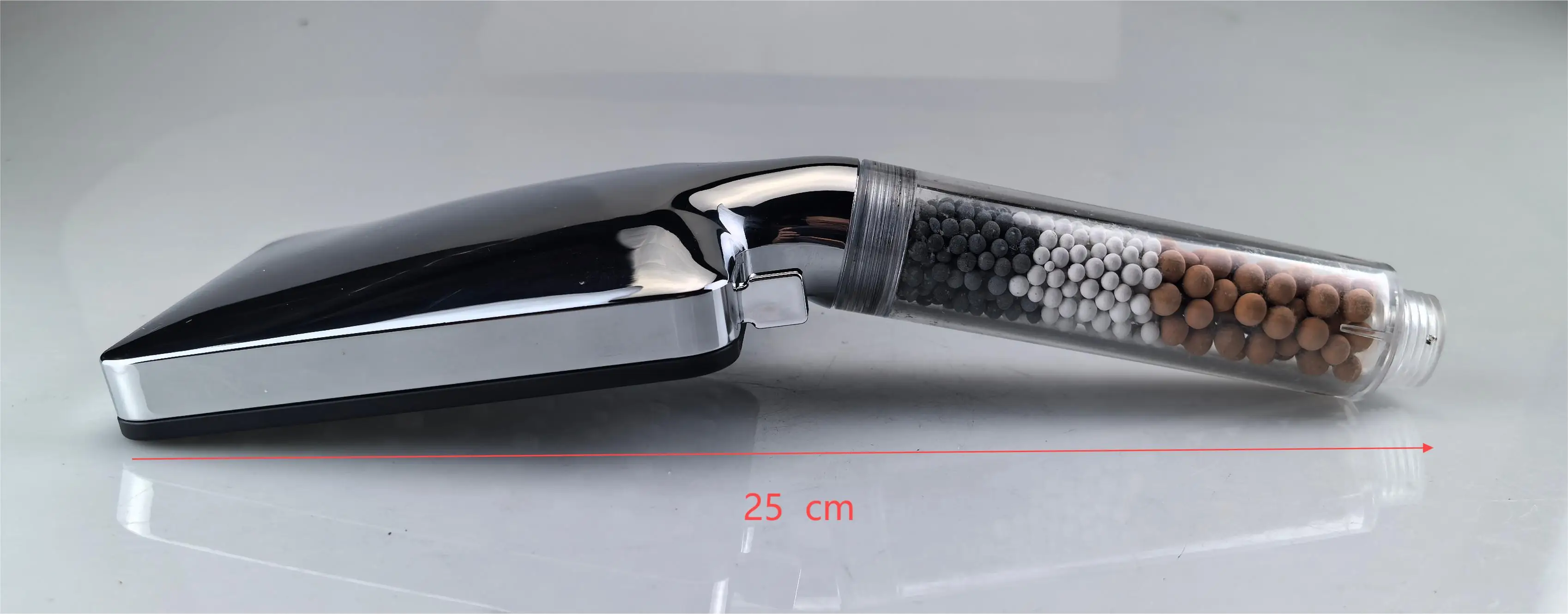 6 Jet Modes Large Powerful Flow Rain Showerhead for Low Pressure Hard Water Filter Shower Head