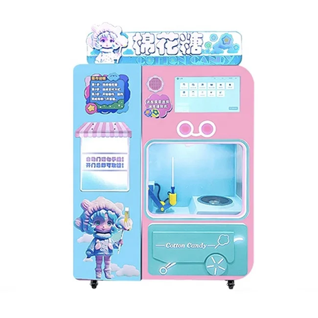 Fully Automatic High Quality Marshmallow Cotton Candy Making Machine / Marshmallow Production Line / Candy Confectionery Machine