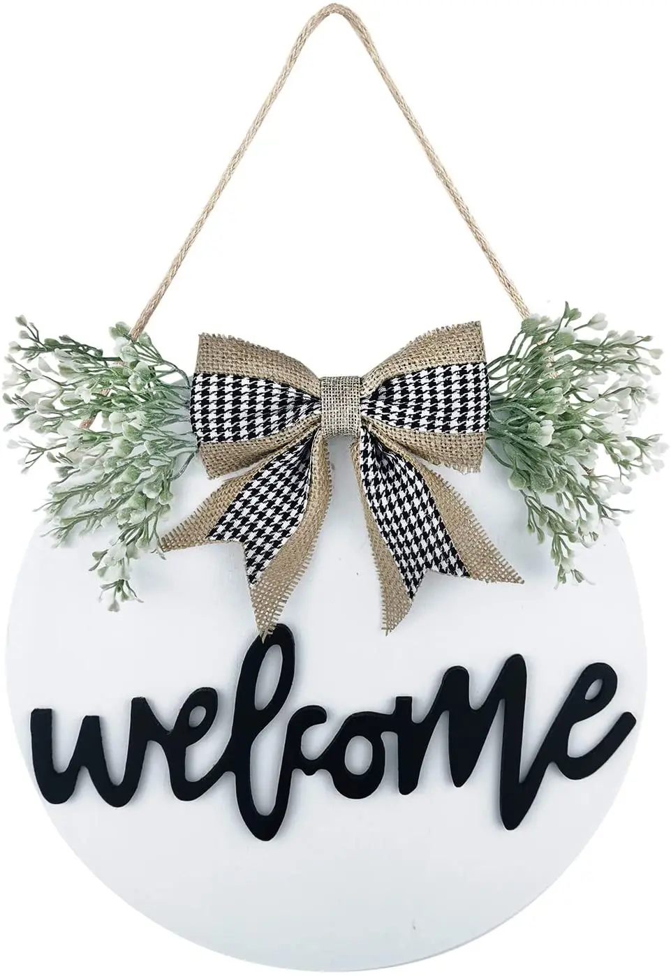  Wholesale interchangeable hanging wooden spring welcome home farmhouse yard
