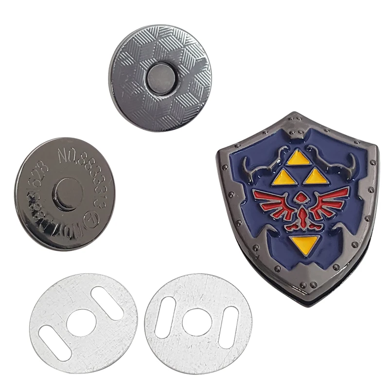 High Quality Metal Button Magnetic Bag Parts Accessories Fashion Handbag Magnet Button