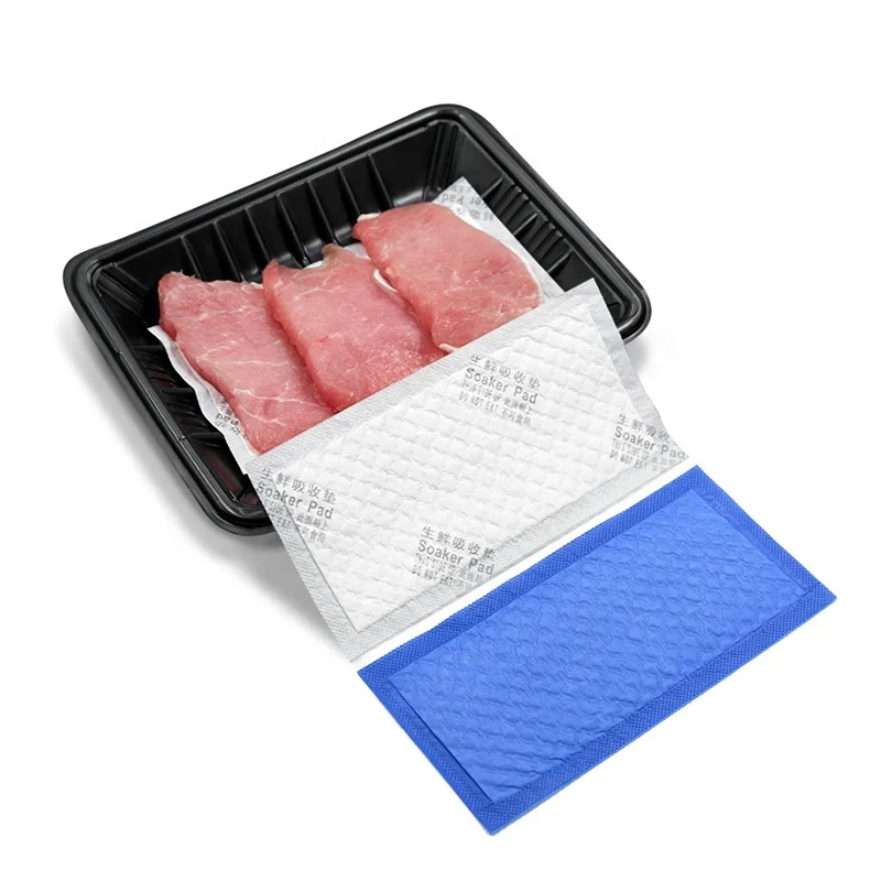 Convenient Kitchen Blood Water Absorbent Food Pad Absorb Excess Moisture or Liquid from Meat,vegetable or Fruit 1040133067 DMPAD