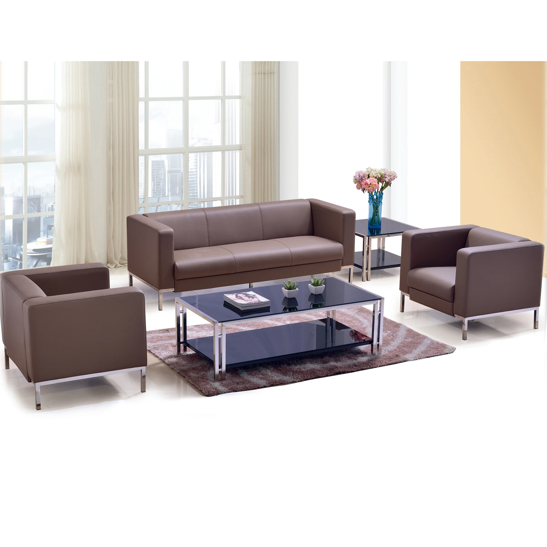 Office Visitor Sofa Modular Sectional Soft Office Reception Sofa Set Furniture Modern Sofa For Office