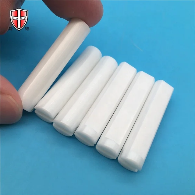 polished surface 80HRA industrial zirconia ceramic pump plungers shafts pistons