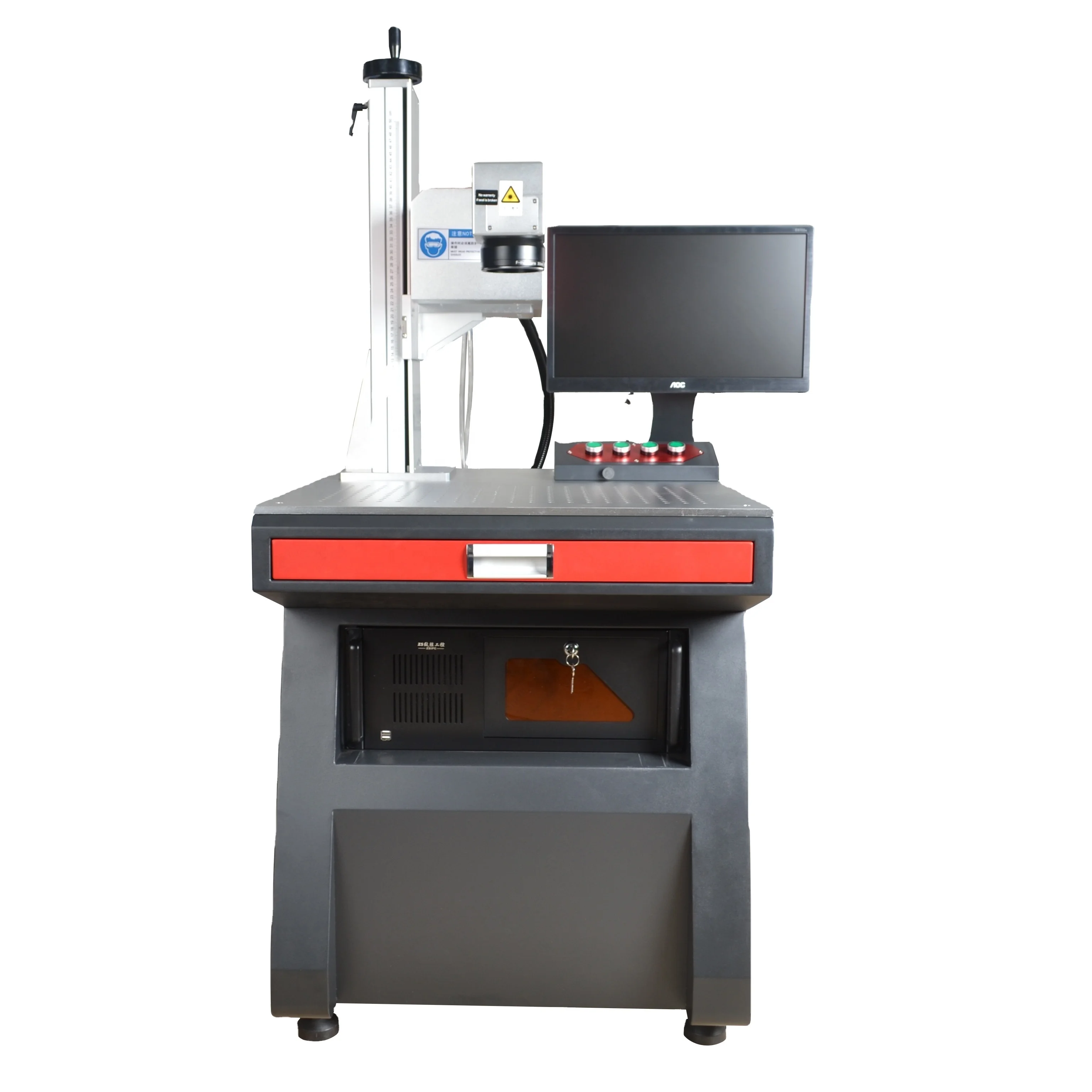 Hanniu Uv laser marking machine for glass 3w fabrics leather PVC laser marker cnc laser engraver