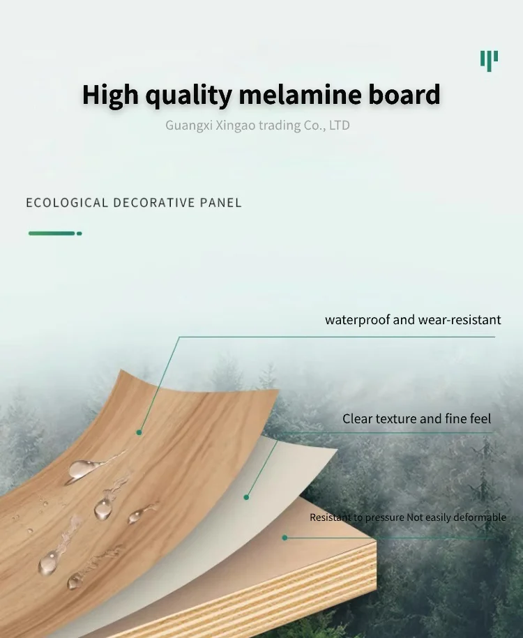 plywood sheet 18mm Melamine Laminated Mdf Board/melamine Mdf Board Price/high Glossy Melamine Mdf plywoods