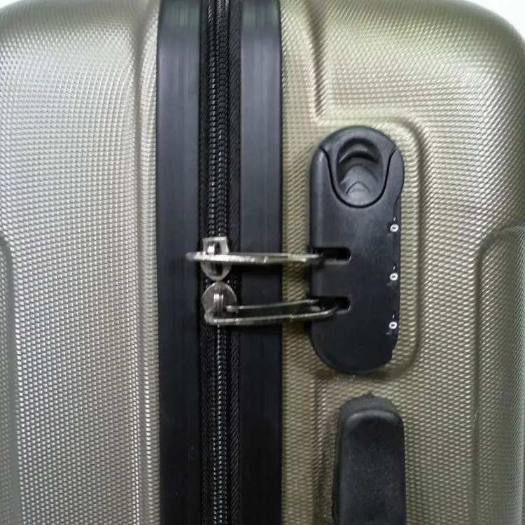 Fashion Wholesale ABS Durable Travel Trolley Suitcase Hardside Scratch-resistant Luggage Case With 4*360 degree wheels