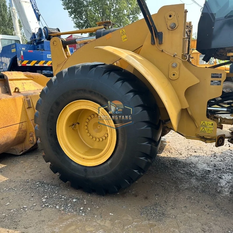 Used Caterpillar 950GC 966H 950H Wheel Loader Original Cat Engine Kawasaki Various Scenarios Front Loader Construction Equipment